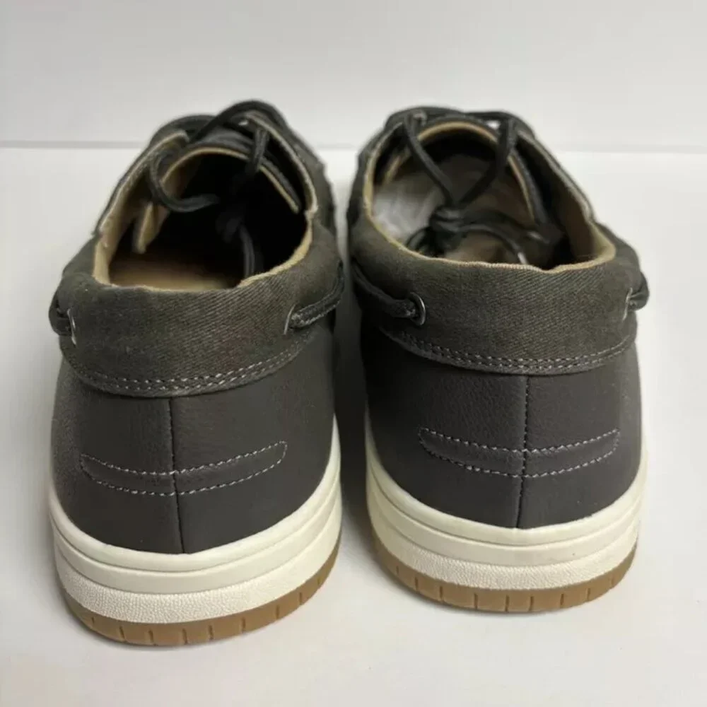Hush Puppies Men’s Colton Boat Shoes Gray, Size 13 M